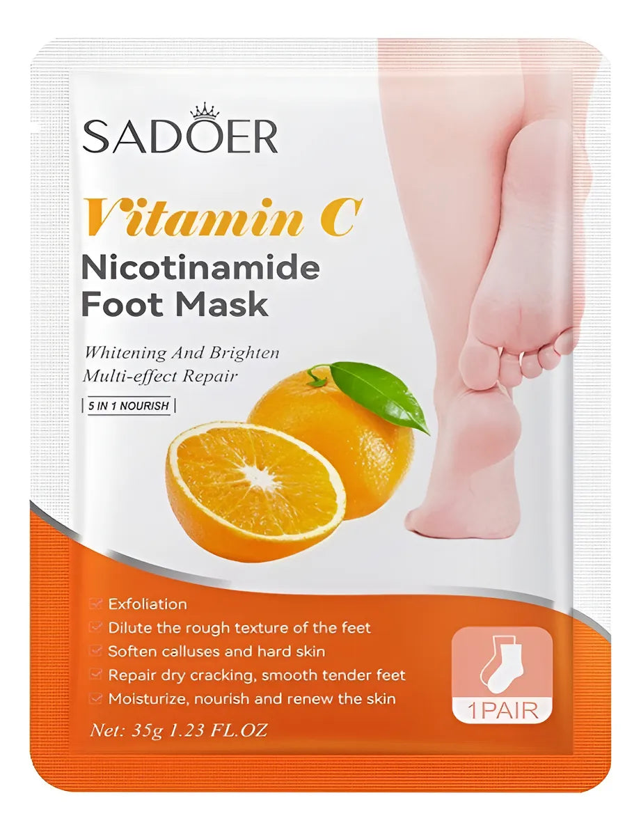 Mascarilla de pies SADOER Exfoliante Hidratante
