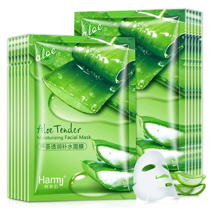 Mascarilla Facial Aloe Vera Home'r Hidratante