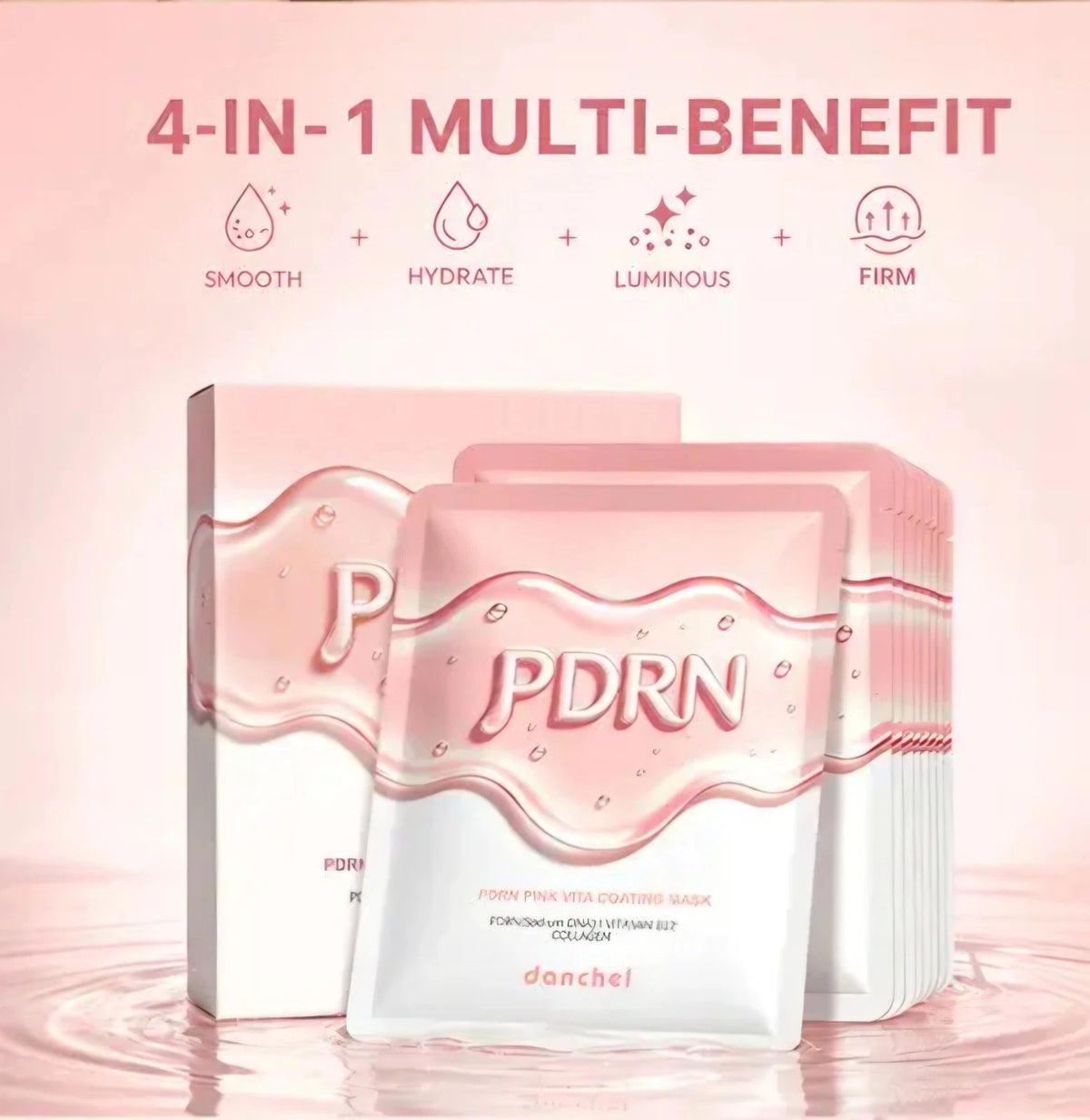 Mascarilla Facial De Pdrn De Salmon Pink Vita Coating Mask