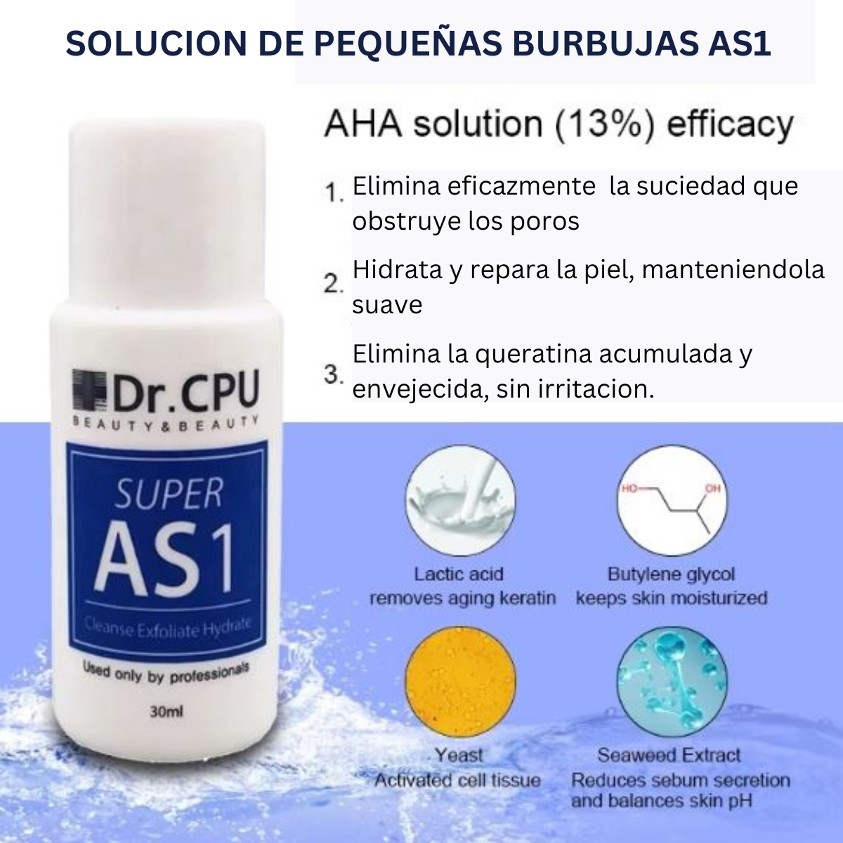 Set x3 Lociones de Limpieza para Hydrafacial