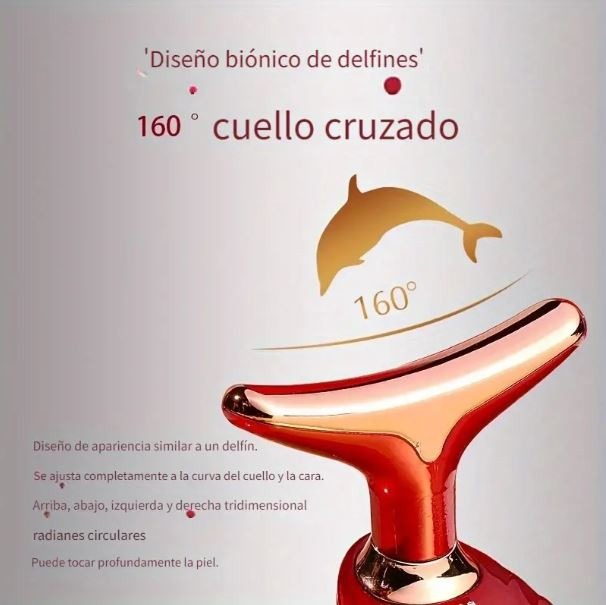 Masajeador Facial y de Cuello con Fototerapia