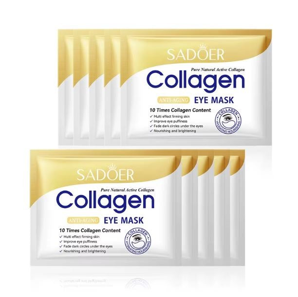 Parches de Colágeno para Ojos Antiage – SADOER (1 Par)