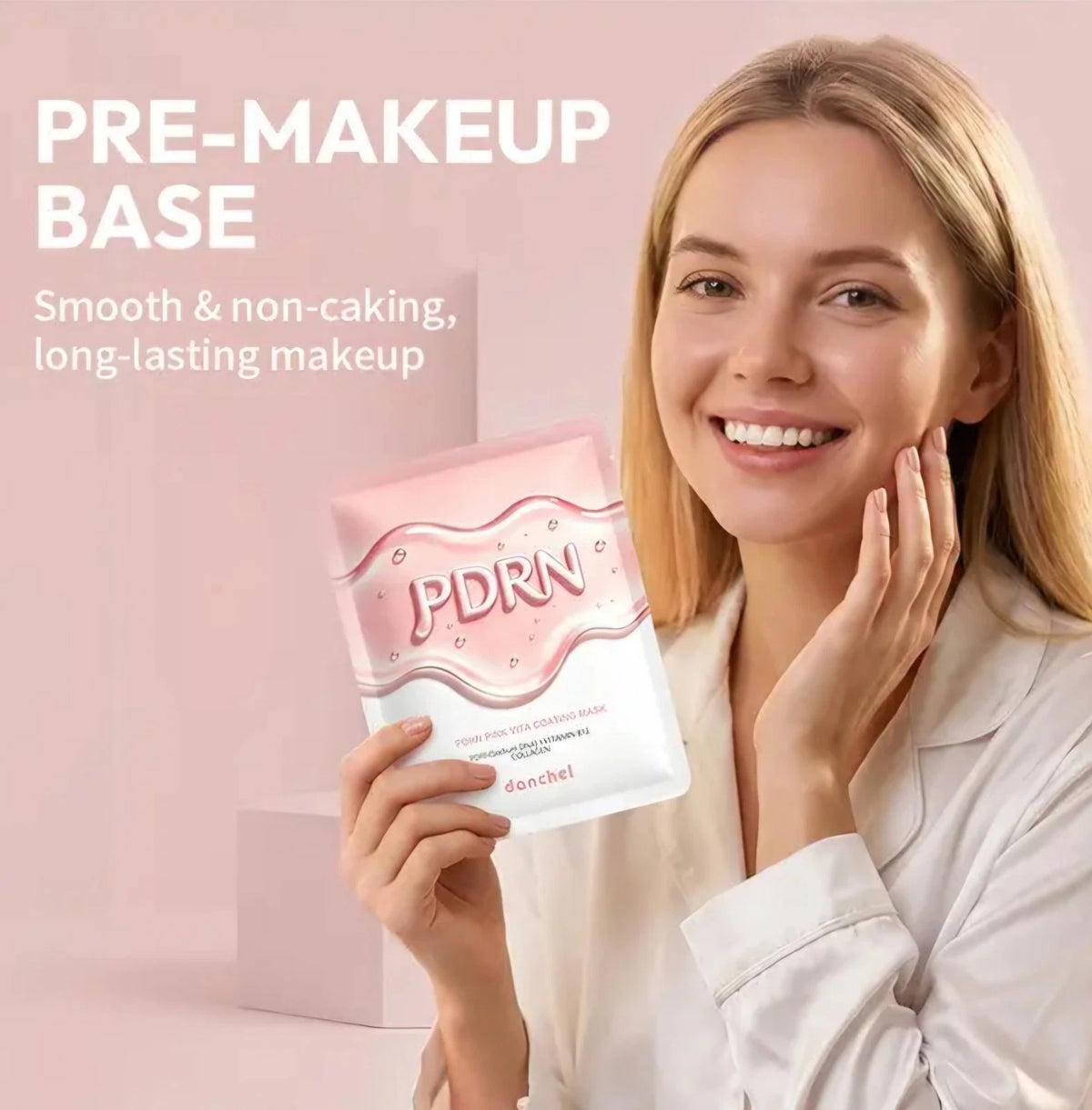 Mascarilla Facial De Pdrn De Salmon Pink Vita Coating Mask