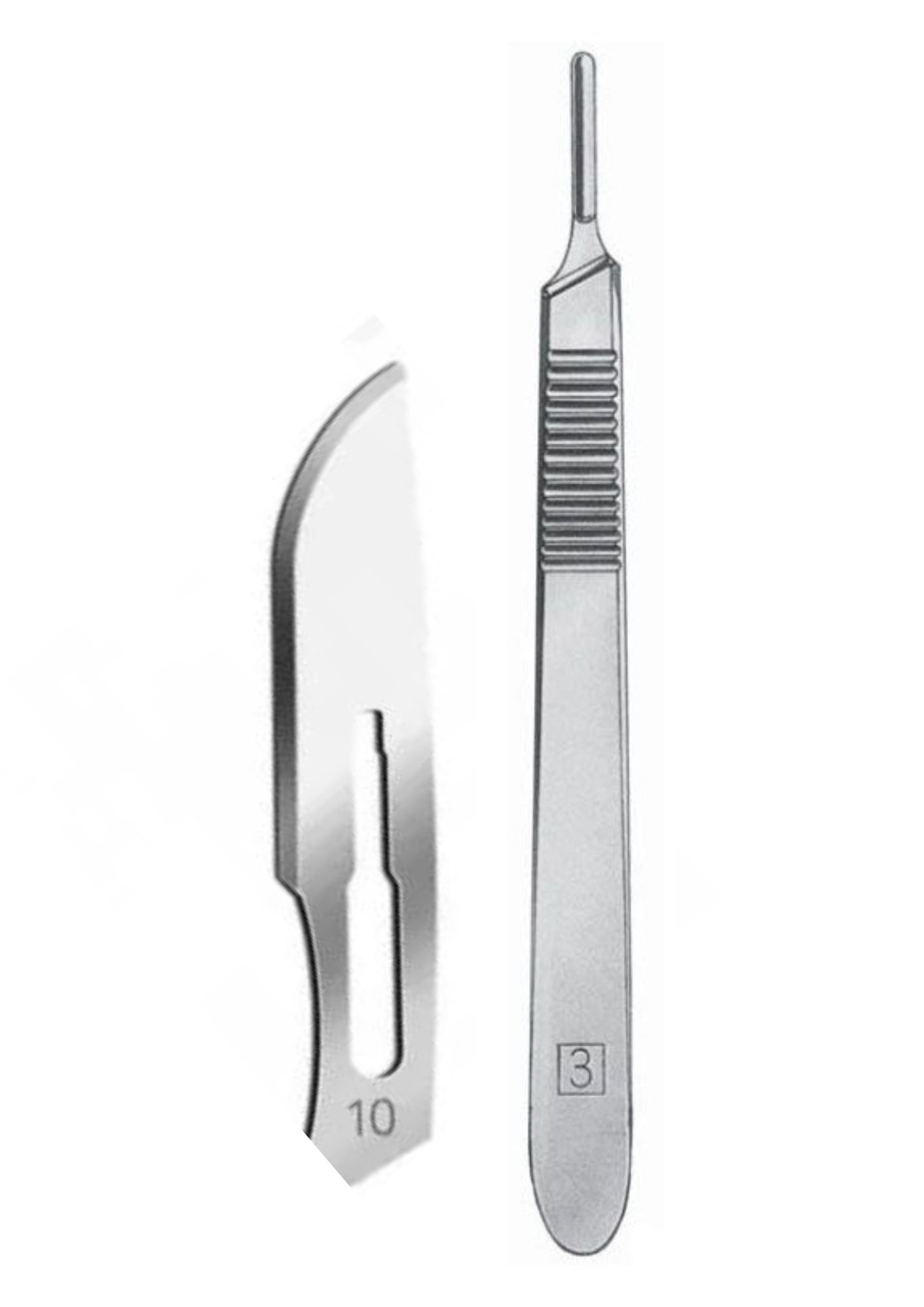 Set de Dermaplaning Mango Nº3 + 10 Hojas Nº10 – Chinas o Alemanas