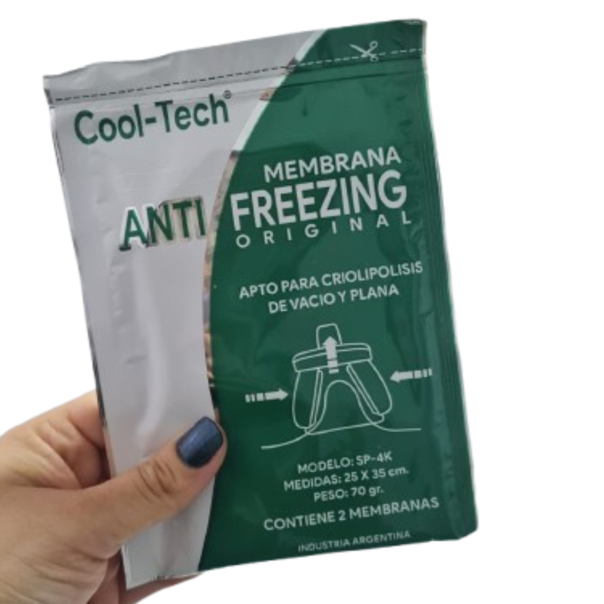 Paño Membrana Anticongelante Cryolipolisis Cooltech Original