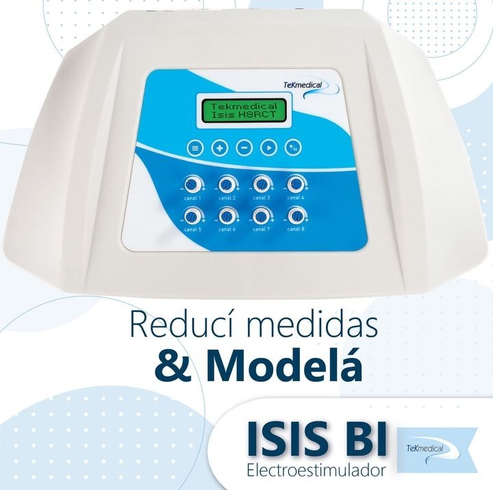 Electroestimulador Tekmedical ISIS BI – 16 electrodos Multiondas