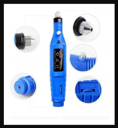Torno Mini para Uñas 3000RPM