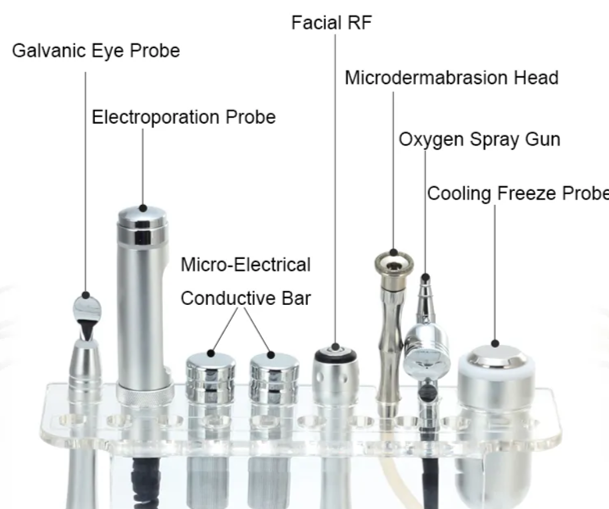 Equipo Multifuncional Facial Combinado 6en1 Cosmetología