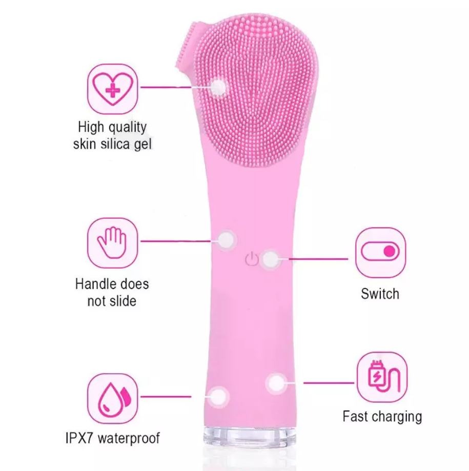 Limpiador Facial y Masajeador Recargable USB