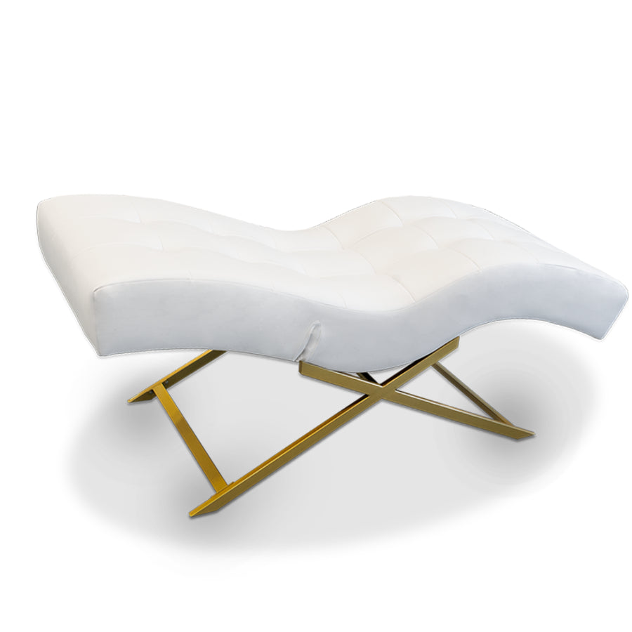 Camilla Cosmetologica Acolchonada Curva Blanca