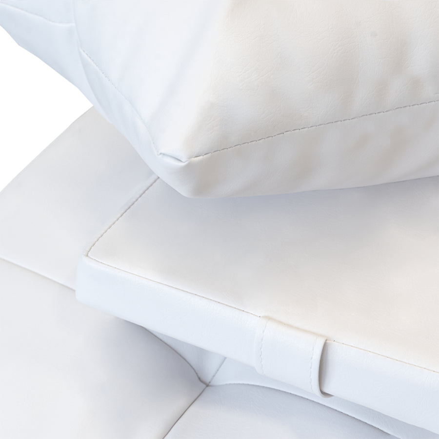 Camilla Cosmetologica Acolchonada Curva Blanca