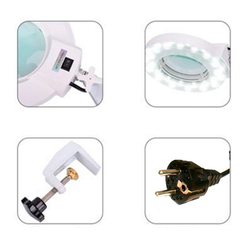 Lámpara con Lupa Cosmetológica Profesional