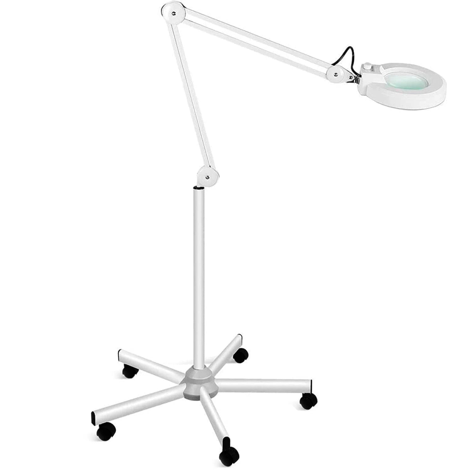 Lampara de pie con lupa