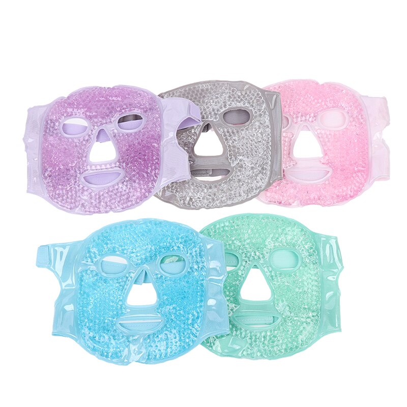 Máscara Facial de Gel Frío/Calor Descongestiva