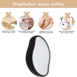 Piedra Nano Cristal Removedor de Vello y Exfoliador