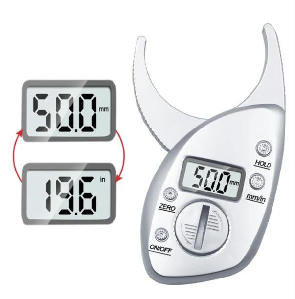 Plicómetro Digital Medidor de Grasa Corporal