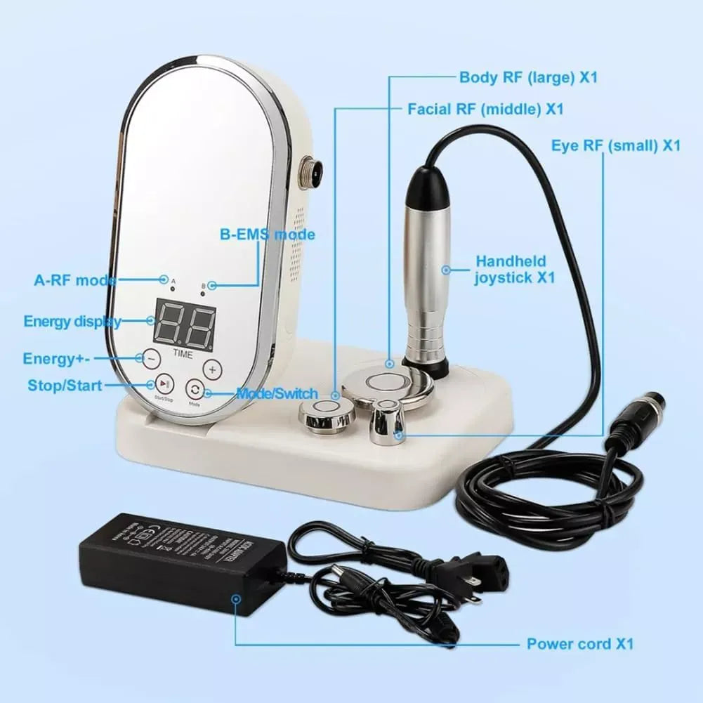 Radiofrecuencia Bipolar Facial y Corporal Profesional con EMS