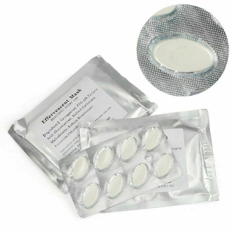 Pastillas Efervescentes x8 para Máquina de Mascarillas Faciale